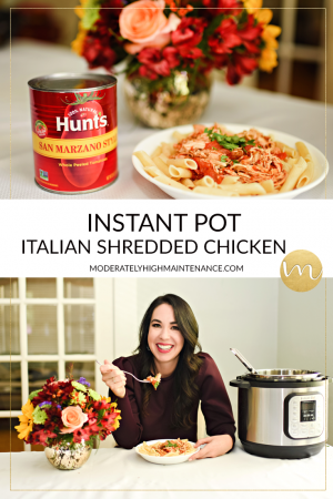 Pressure cooker Italian chicken recipe features complex flavors but is super simple to make. It is gluten and dairy-free and truly a delight!