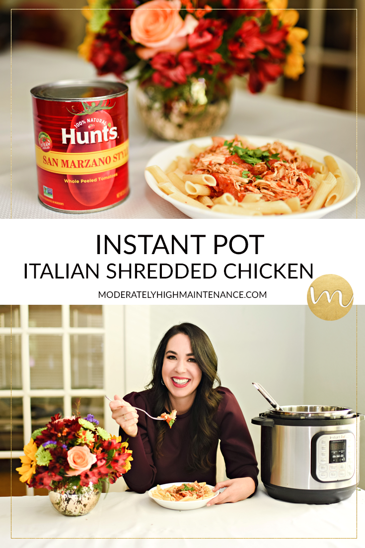 Pressure Cooker Italian Chicken